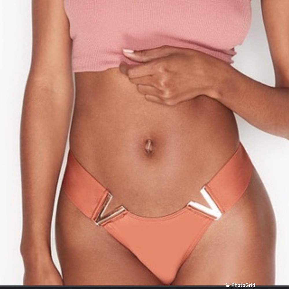 Victoria’s Secret luxe brazilian V logo panties